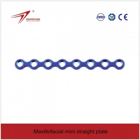 Maxillofacial Mini Straight plate. სწორი ფირფიტა.